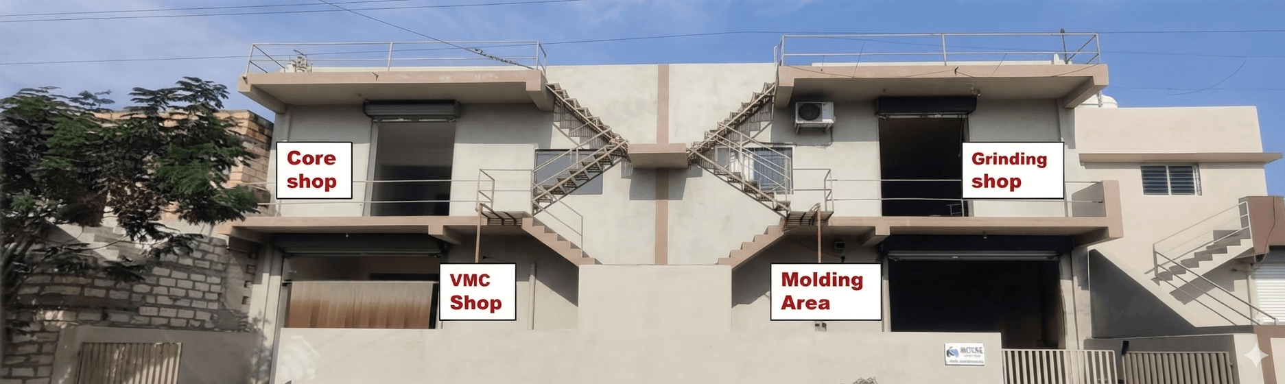 Metline Casting aluminium sand casting facility in Suvidha Industrial Area - 2, Ribda, Gondal, Rajkot